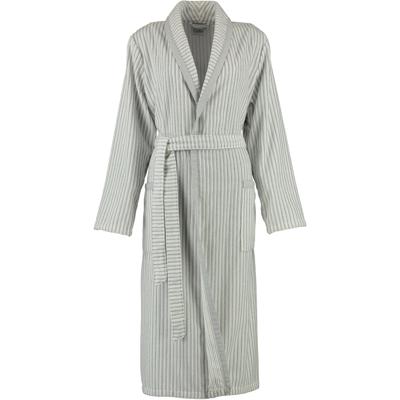 Cawö Cawö Dames Badjas met Sjaalkraag 3423 Silber 50