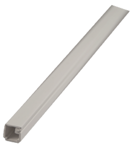 Kabelgoot wit 10x10mm 2 meter RAL 9010 in folie Canalit 911910