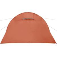 VidaXL Tunneltent 4-persoons waterdicht grijs en oranje - thumbnail