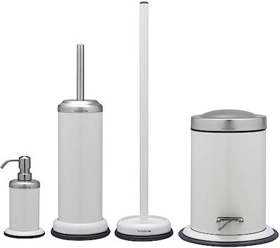 Pedaalemmer Acero 22 X 28 cm Hoogwaardig Staal Wit