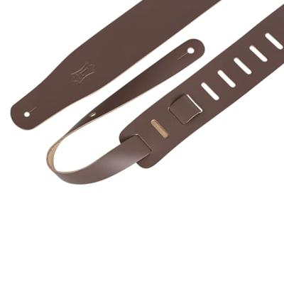 Levys Leathers M26-BRN lederen gitaarband, bruin