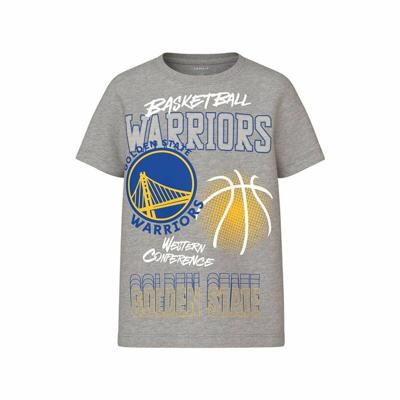 T-Shirt met Korte Mouwen voor kinderen Name It mjyg Nba Box Ous Lichtgrijs - Maat: 7-8 jaar