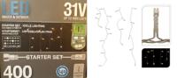 IJspegelverlichting Koppelbaar Startset 400 LED 3,2m - thumbnail