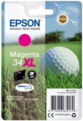 Epson C13T34734020 10.8ml Magenta inktcartridge