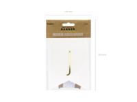 Letterslinger Just Married Wit - 155cm - thumbnail