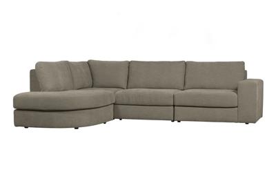 vtwonen Hoekbank 'Family' Links, Woven, kleur Warm Grijs