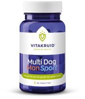 Vitakruid Multi Dag Man Sport 30 Tabletten - thumbnail