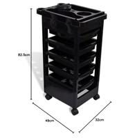 Kappers trolley met wielen - thumbnail