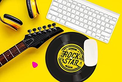 Mosterd Rock N Roll Muismat Mosterd Rock N Roll Muismat