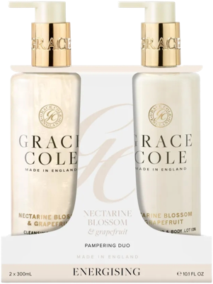 Grace Cole Nectarine blossom & grapefruit hand care duo 2 Stuks Grace Cole Nectarine blossom & grapefruit hand care duo 2 Stuks