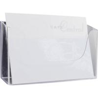 Sigel acrylic LH118 Folderhouder (wandmodel) Transparant DIN A4 liggend 1 stuk(s) Aantal vakken: 1 (b x h x d) 330 x 172 x 55 mm - thumbnail
