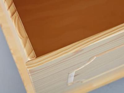Inter Link Massief houten kist Emel (Naturel) Inter Link Massief houten kist Emel (Naturel)