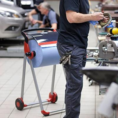 Tork Industrial Heavy Duty poetspapier rol, 3-laags, systeem W1/W2, blauw, pak van 2 rollen - thumbnail