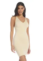 Magic corrigerende onderjurk - lage rug - Shapewear onderjurk met smalle bandjes - Buik correctie - thumbnail