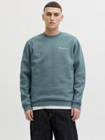 Jack & Jones Jcodust Script Sweat Crew Neck Sweater 5035707 North Atlantic - thumbnail