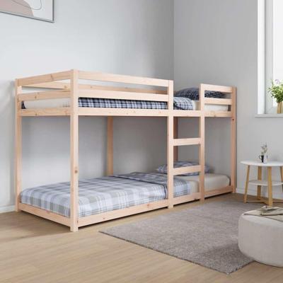 Stapelbed massief grenenhout 80x200 cm