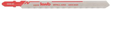 KWB Decoupeerzaagbladen metaalbewerking, HSS T-schacht, extra lang 624220 KWB Decoupeerzaagbladen metaalbewerking, HSS T-schacht, extra lang 624220