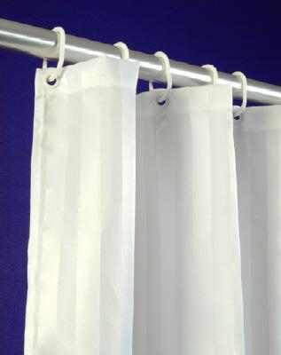 Douchegordijn de Luxe Blocks Ecru