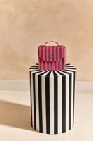 Pip Studio Frances Schoudertas Small Streep Roze - thumbnail