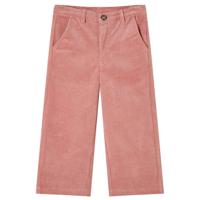 VidaXL Kinderbroek 92 ribfluweel oudroze - thumbnail