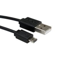ROLINE USB 2.0 Spiraalkabel, A male - Micro B male, 1 m - thumbnail