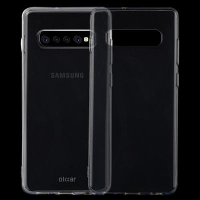 0 75 mm uiterst dunne transparante TPU zacht beschermhoes voor Samsung Galaxy S10 Plus