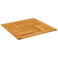 Tafelblad vierkant 80x80x2,2 cm massief acaciahout - thumbnail