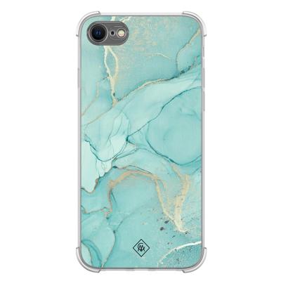 iPhone SE (2020/2022) / 8 / 7 shockproof hoesje - Touch of mint iPhone SE (2020/2022) / 8 / 7 shockproof hoesje - Touch of mint
