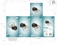 Eglo Landelijke wandspotSambatello - 98134 - thumbnail