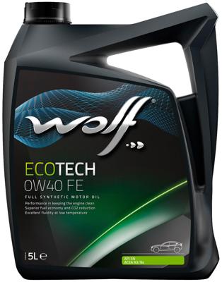 Wolf motorolie "ecotech fe". motoroil 0w40 5l ecotech fe