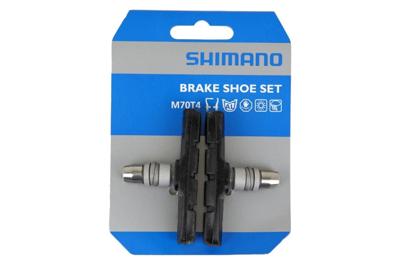 Shimano set remblokken m70t4 v-brake deore y8bm9803a Shimano set remblokken m70t4 v-brake deore y8bm9803a