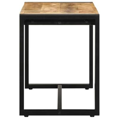 Bank 80x35x45 cm massief ruw hout mango