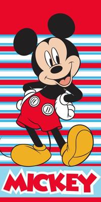 Mickey Mouse strandlaken Happy 70 x 140 cm Mickey Mouse strandlaken Happy 70 x 140 cm