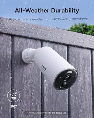 Baseus B1 Outdoor 2K S0SV002130 IP Bewakingscamera WiFi
