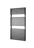 Handdoekradiator Lago 1182 x 600 mm Donker grijs structuur - thumbnail