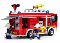Sluban Fire Truck bouwstenen set (M38-B0626) - thumbnail