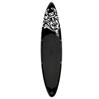 VidaXL Stand up paddleboardset opblaasbaar 366x76x15 cm zwart