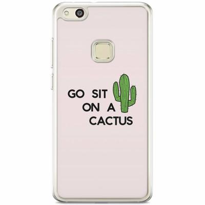 Huawei P10 Lite siliconen hoesje - Go sit on a cactus Huawei P10 Lite siliconen hoesje - Go sit on a cactus