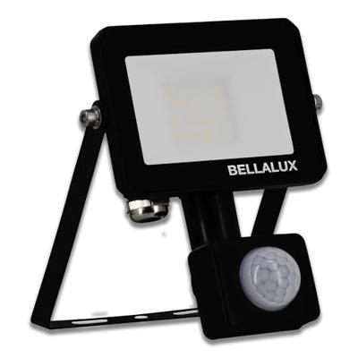 BELLALUX 4099854493836 LED-buitenschijnwerper met bewegingsmelder 10 W Lichtkleur (naam): Koudwit, Wit