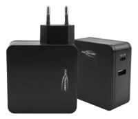 Ansmann Home Charger 247PD USB-oplader 45 W 1x USB-A, 1x USB-C USB PD Zwart Binnen - thumbnail