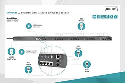 Digitus DN-95628 DN-95628 Stekkerdoos