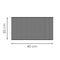 Papieren Woven Lampenkap - Cilindrisch - Black - Moderne stijl - ø40 x 22 cm - E27 fitting - Voor Staand Lamp - Ontworpen voor woonkamer en eetkamer - thumbnail