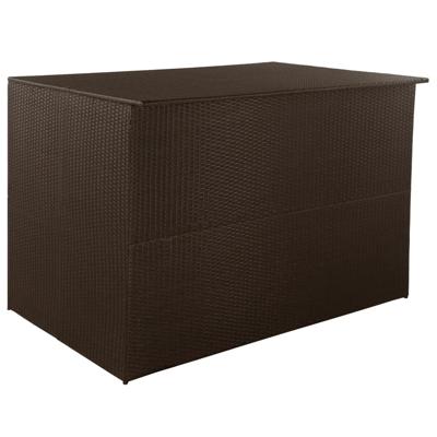 Tuinbox 150x100x100 cm poly rattan bruin Tuinbox 150x100x100 cm poly rattan bruin