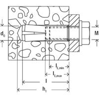 Fischer 532231 Inslaganker 25 mm 10 mm 100 stuk(s) - thumbnail
