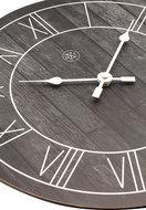 NeXtime NX-7345ZW Wandklok NXt Paul Dia 40cm Hout Bruin - thumbnail