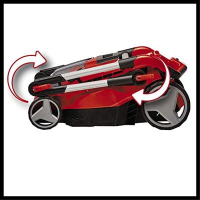 Einhell Professional RASARRO 36/40 (2x4.0Ah) Accu-grasmaaier Accu Incl. Twincharger-oplader, Incl. 2 accus 18 V Snijbreedte max. 40 cm Geschikt voor 500 m2