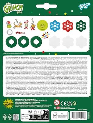 Totum ornamenten vilt grinch