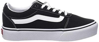 Dames casual sneakers Vans WM Ward Platform Zwart - Maat: 34.5