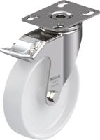 Blickle LKPXA-PO 126G-FI Zwenkwiel met rem Wieldiameter: 125 mm Draagvermogen (max.): 120 kg 1 stuk(s) - thumbnail