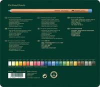 24 PITT pastelpotloden Faber-Castell in metaal etui - thumbnail